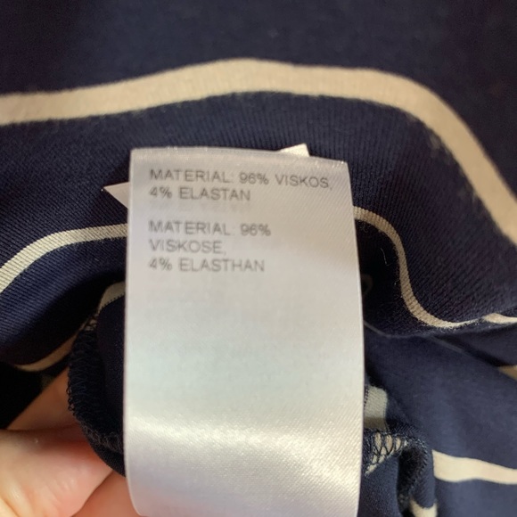 Ritva Falla navy striped tunic with pockets - Picture 5 of 5